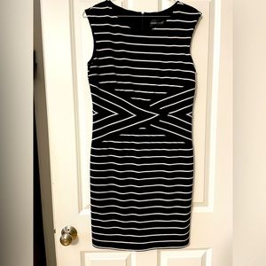 NWT Frank Lyman Design black & white dress. Fully lined.